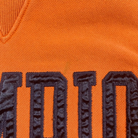 Champion Reverse Weave Orange Sweatshirt Mens 2XL Heavy Fleece S4453 026 - Picture 3 of 8